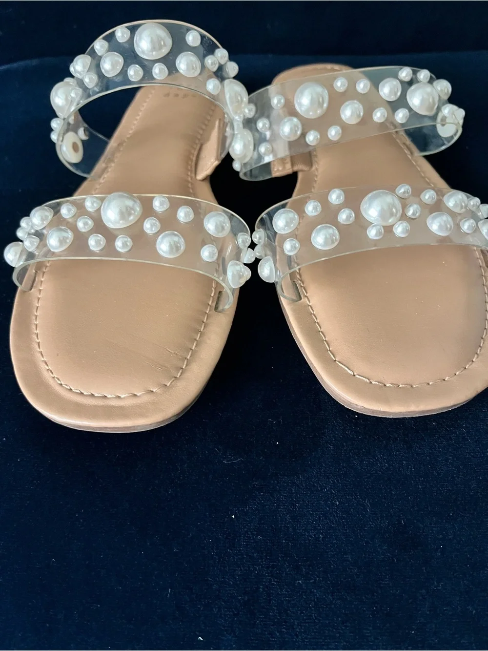 a . new day Pearl Sandals Sz 8 - Picture 2 of 7